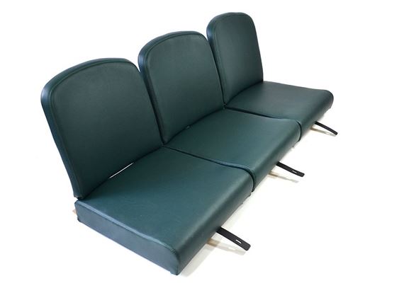 Series I - 86 Inch Full Front Seat Set - Shovel Back - Green - EXT3951GNV - Exmoor